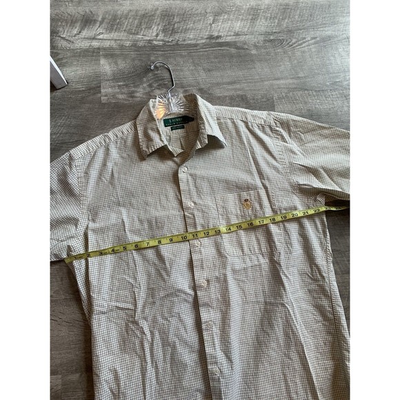 Vintage Y2K Ralph Lauren 100% Cotton Crest Sz Small Plaid - Picture 6 of 9